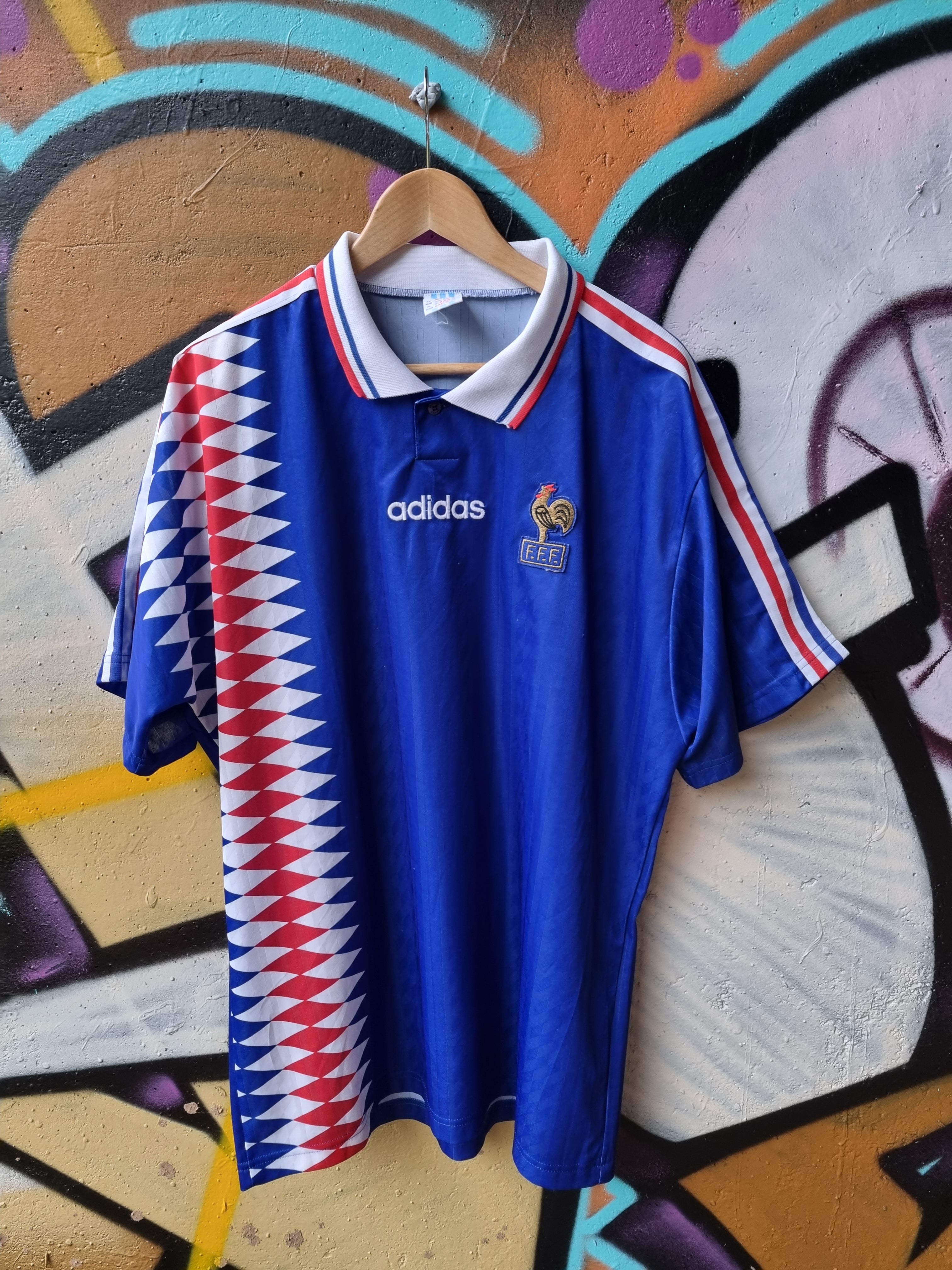 1994-96 France home jersey - XL