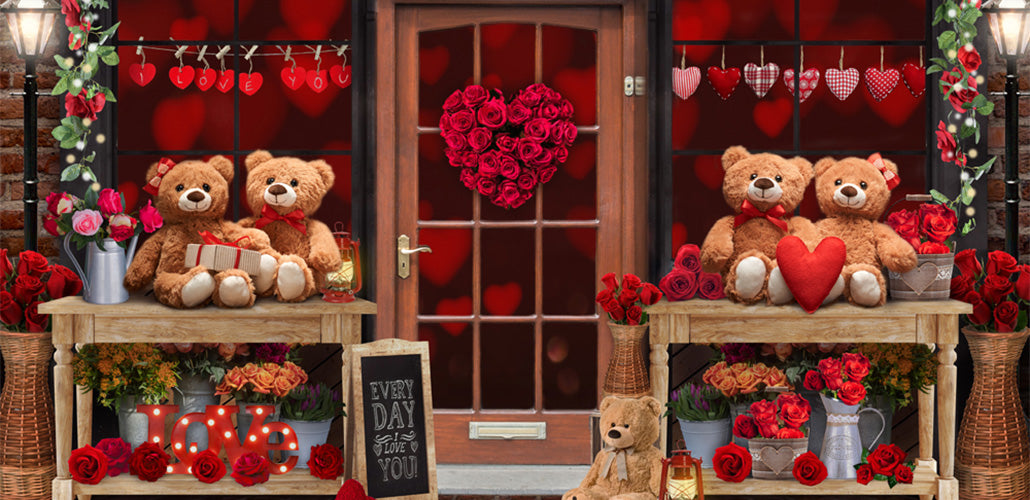 Fun Backdrops to Hang on Valentine's Day