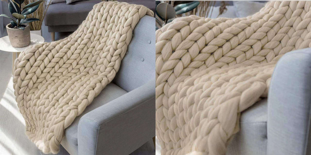 Add Warmth To Your Winter-----Knitted Blanket