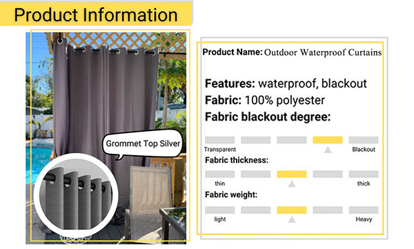 Outdoor Curtain Porduct Information -Lofaris