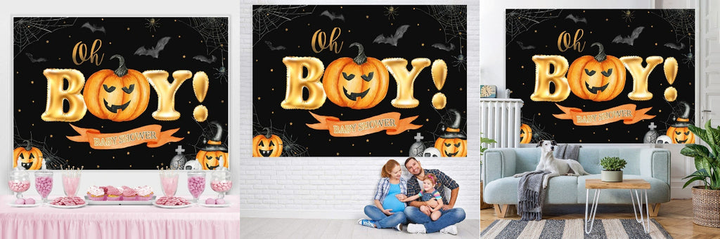 Halloween Baby Shower Backdrop Ideas - Lofaris