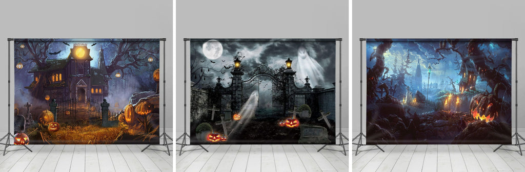 Haunted Graveyard Night Ghost Lantern Halloween Decor - Lofaris