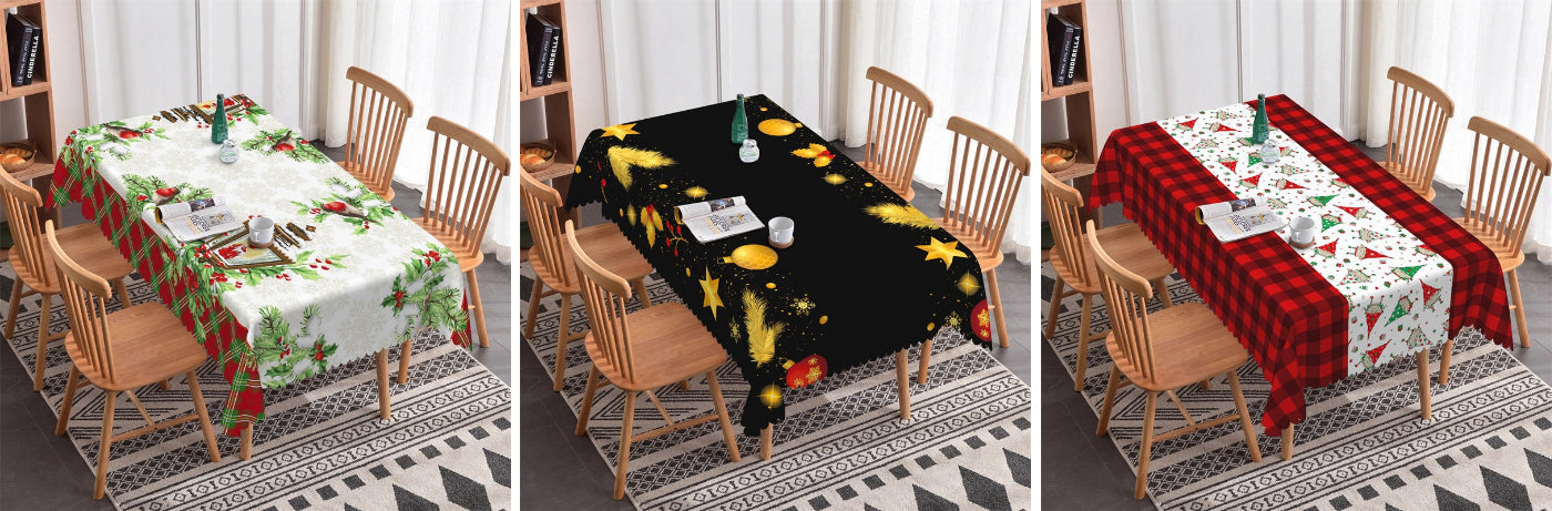 Christmas Rectangle Tablecloths - Lofaris