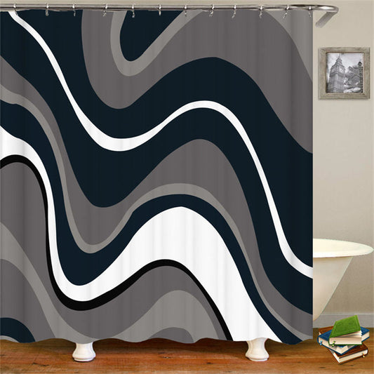 Lofaris Splashed Magical Mushroom Pastel Shower Curtain | Custom Length Shower Curtains | Custom Made Shower Curtains | Made to Measure Shower Curtain