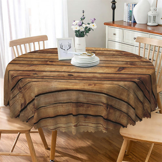 Checkered Polyester Table Skirt for Kitchen Decor - Lofaris
