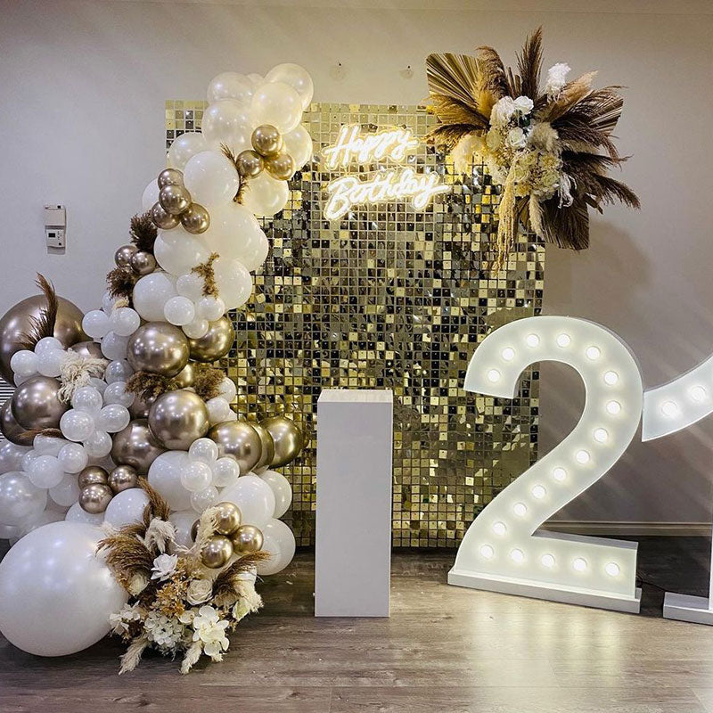 Lofaris Shimmer Wall Backdrop DIY Favor For Anniversary Wedding