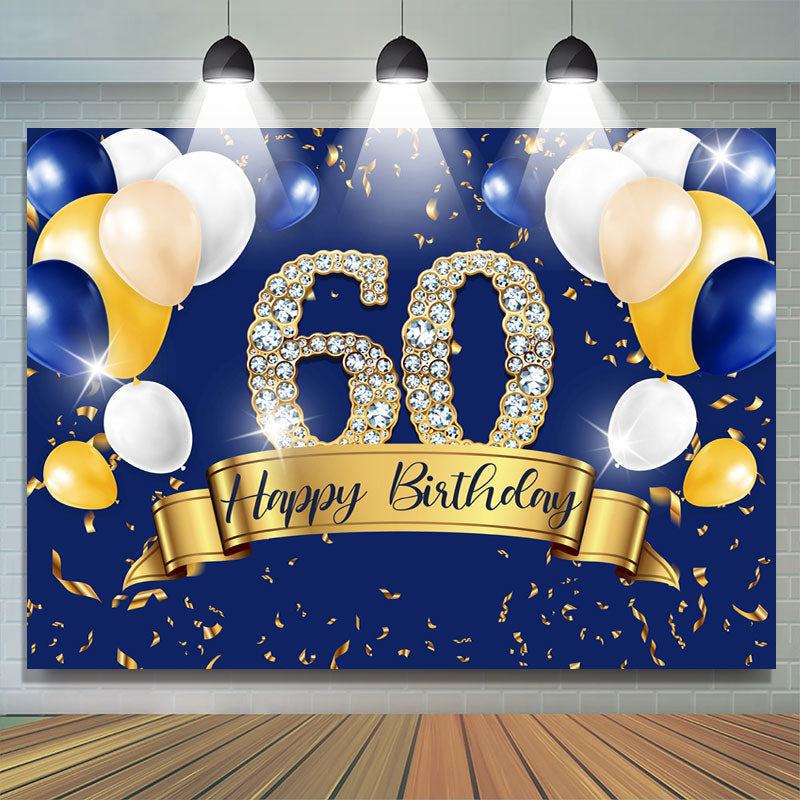 Với màu sắc tươi sáng và đầy sinh động, phông nền sinh nhật 60 tuổi màu xanh và vàng sẽ mang lại sự trẻ trung và tươi mới cho bữa tiệc sinh nhật của bạn. Hãy xem hình ảnh để tạo niềm tin cho bữa tiệc của bạn sẽ rực rỡ hơn bao giờ hết.