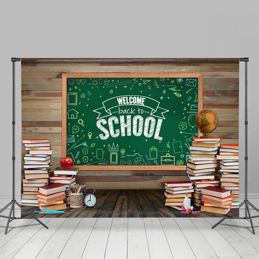 Back to School Chalkboard Pencils Photoshoot Backdrop