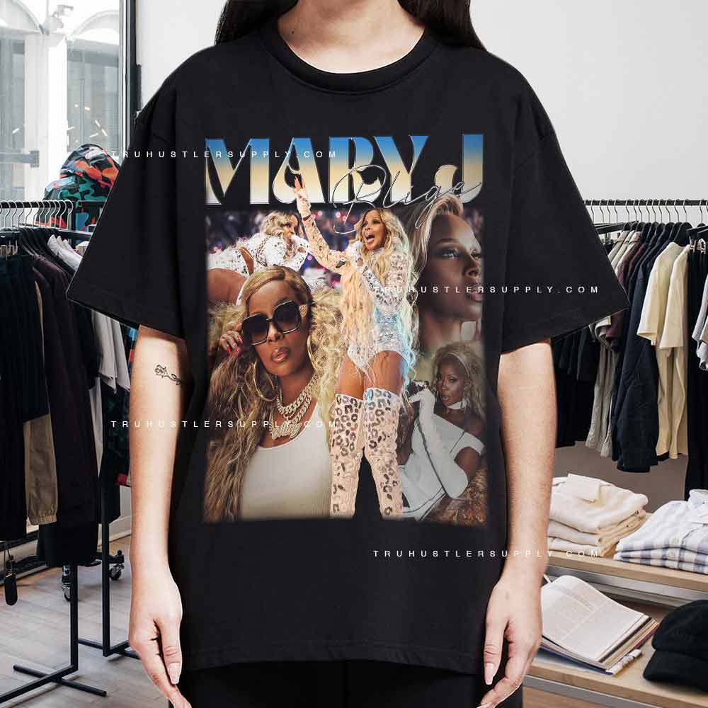 Vintage Mary J Blige 90s Graphic Tshirt – Truhustlersupply