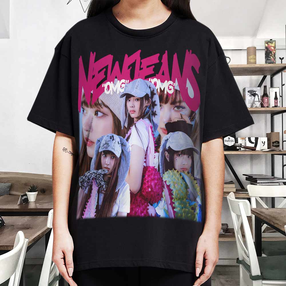 newjeans popup Tシャツ フリーサイズ - アイドル