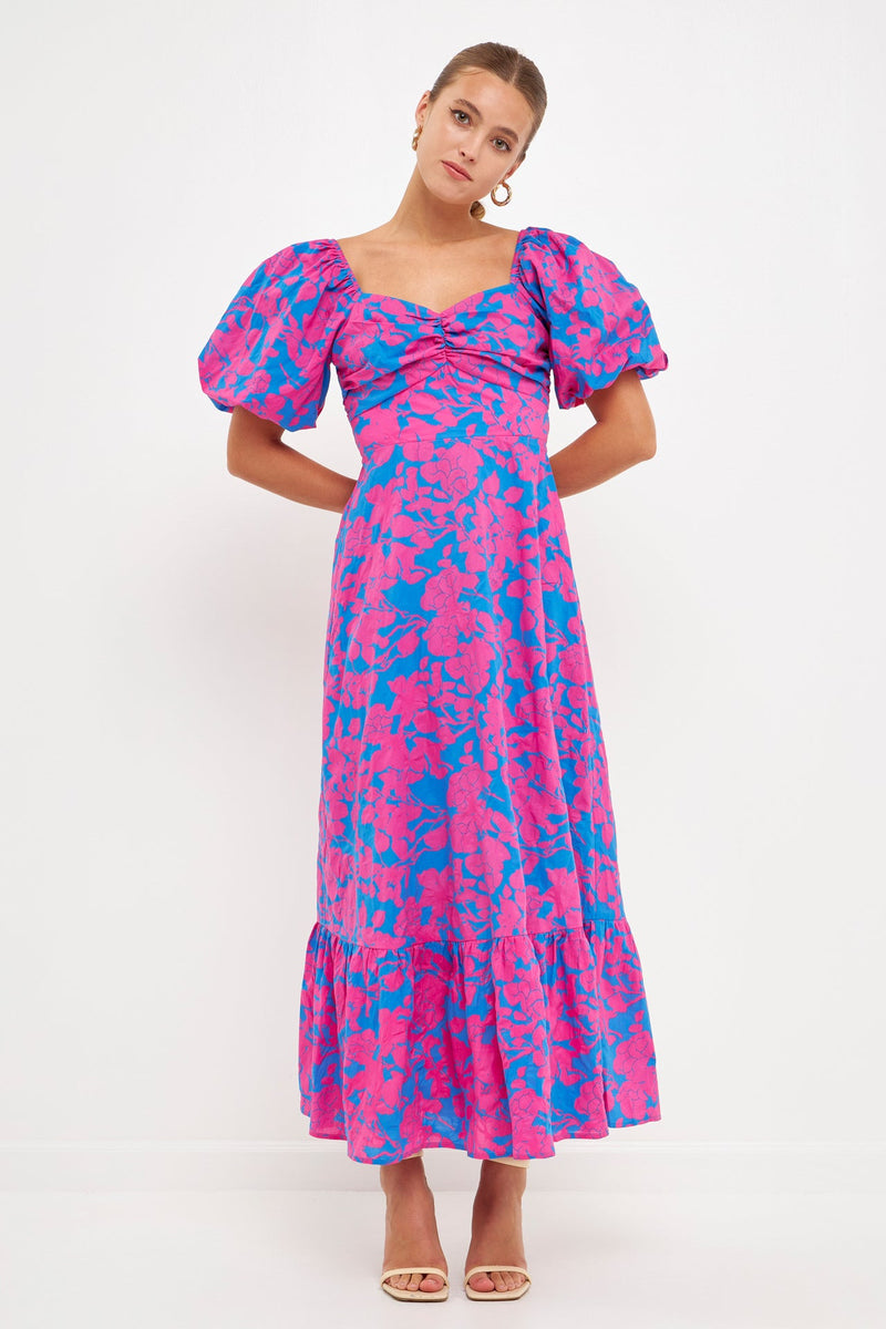 Avery Floral Cut Out Maxi Dress – Barlow and Browning