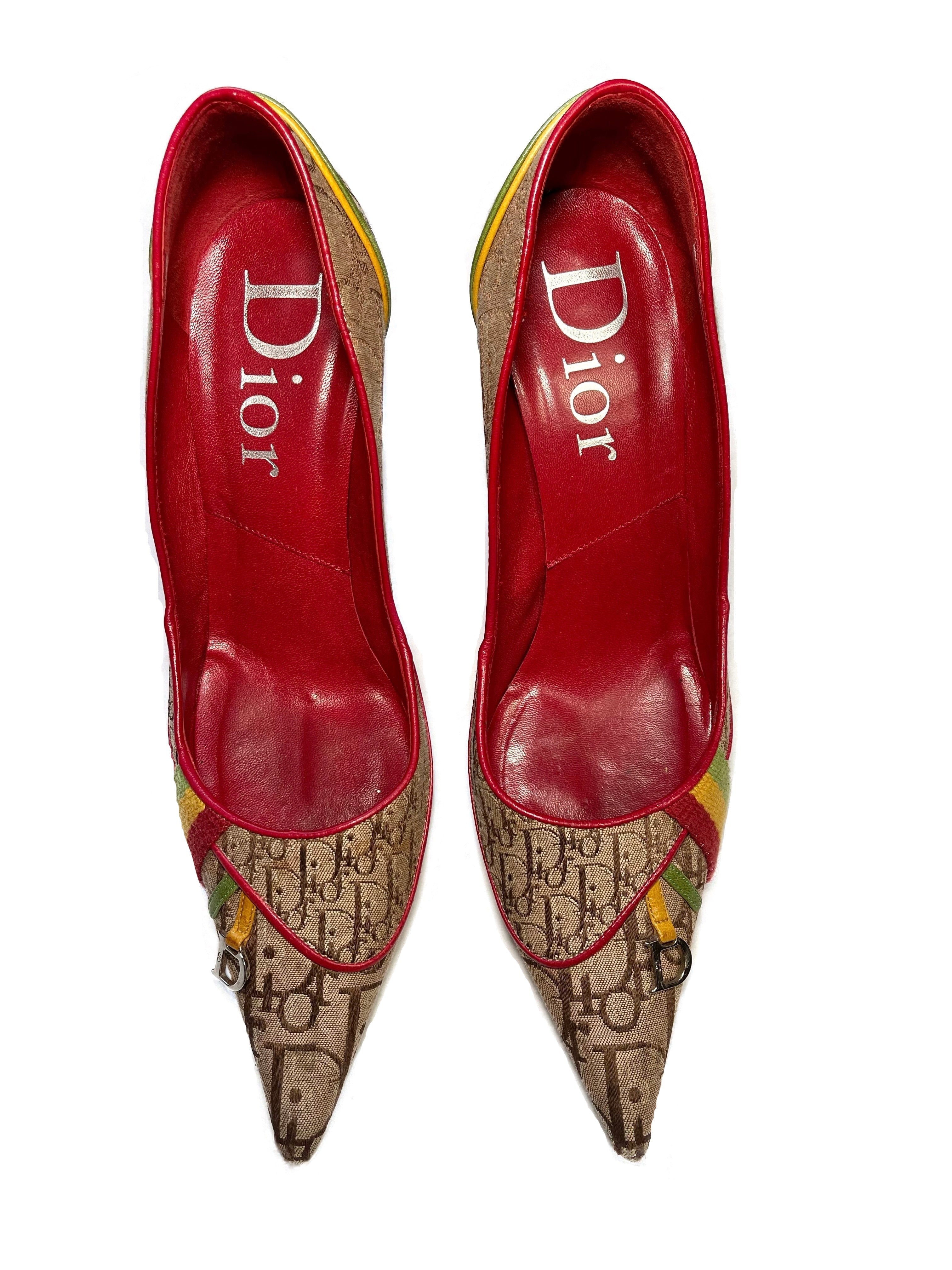 dior rasta heels