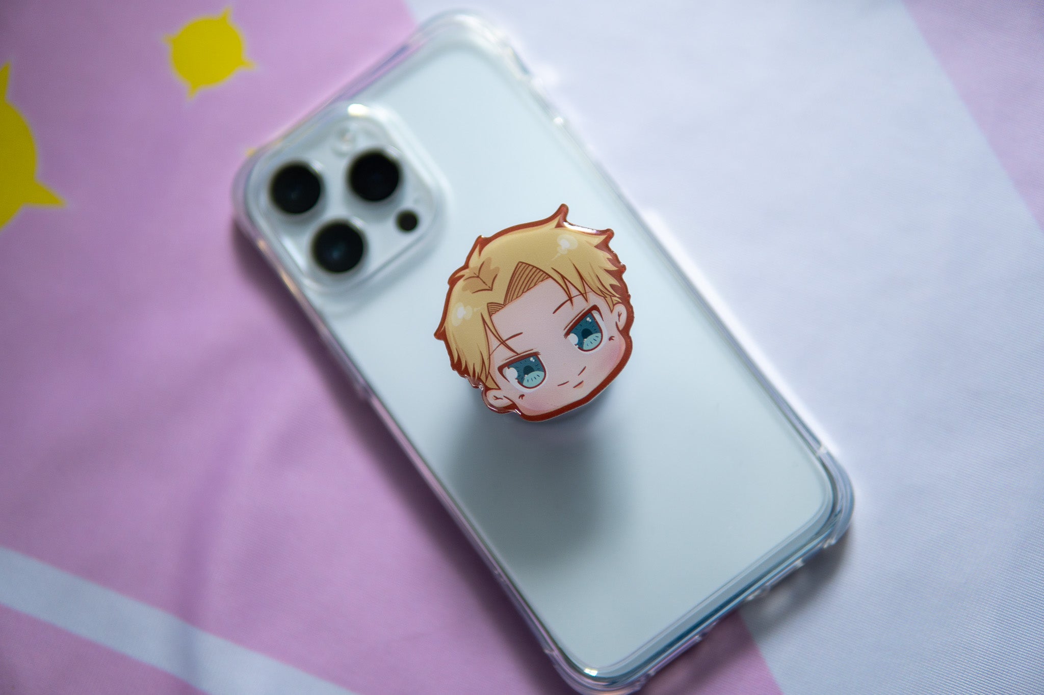 Source 2023 Custom sublimation Anime Phone Grip Acrylic Poppings Phone  Socket Acrylic Phone Grip custom logo on malibabacom