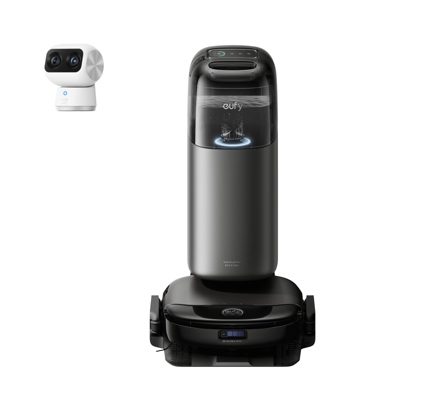 Robot aspirateur Omni S1 Pro eufy + Caméra intérieure S350