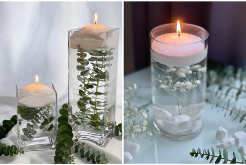 Foton Pearled Candles floating candle art