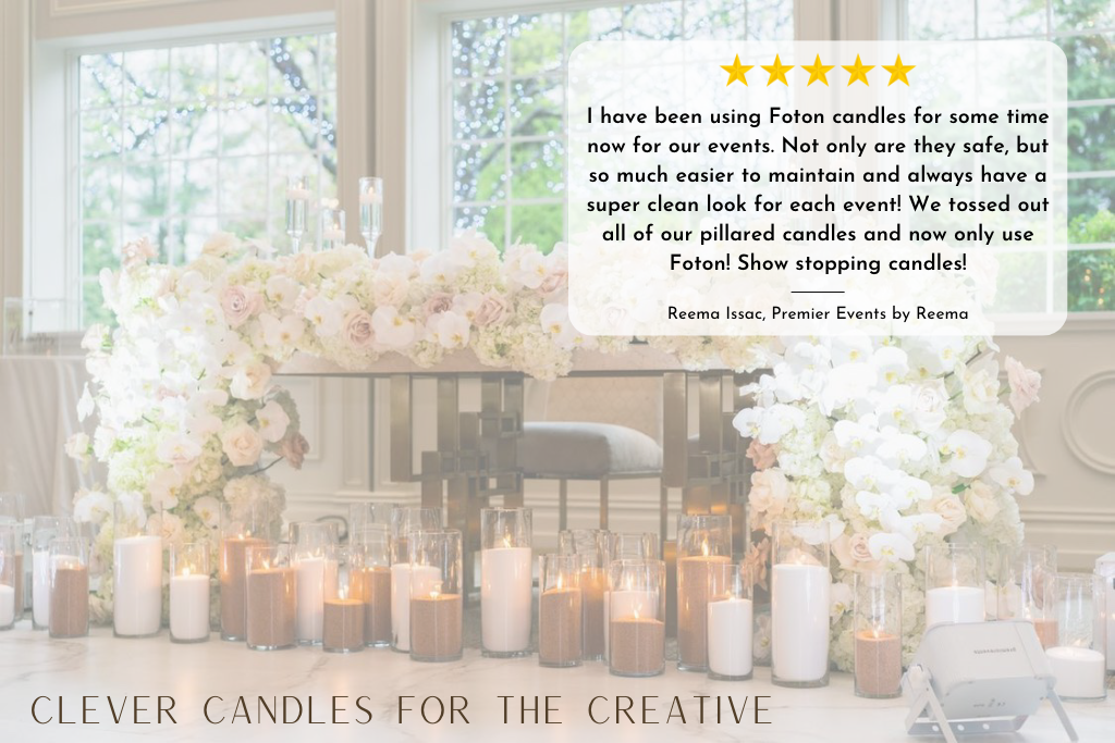 Pearled Candles – DivineEventsLA