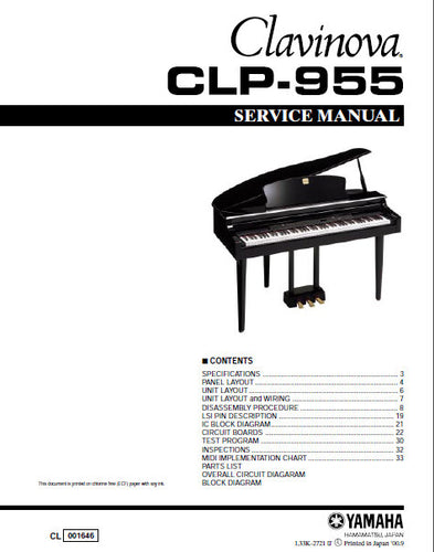 yamaha clavinova clp 955 price