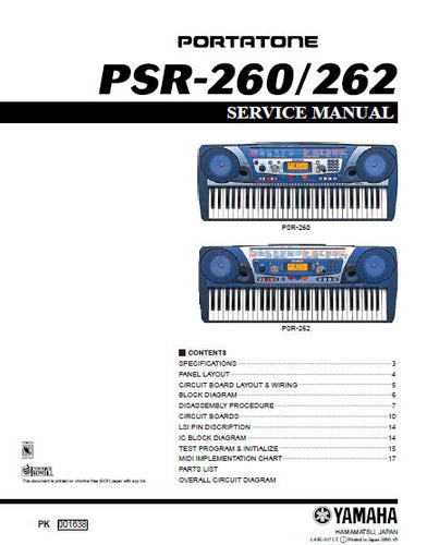 yamaha psr 260 keyboard price