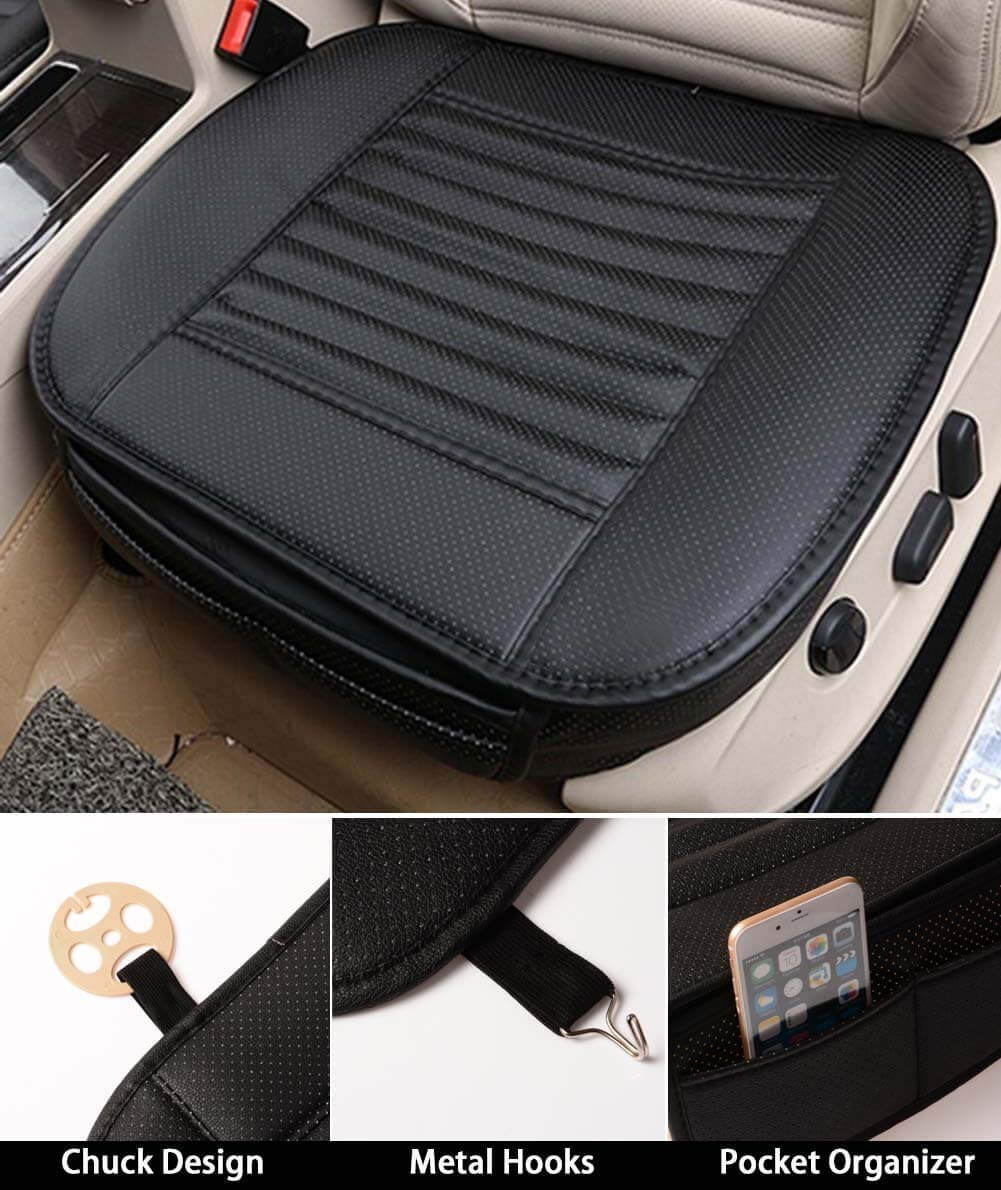 Car seat cushion features