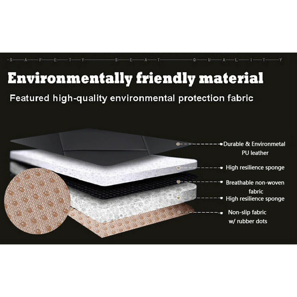 Eco-friendly material of car seat pad mat