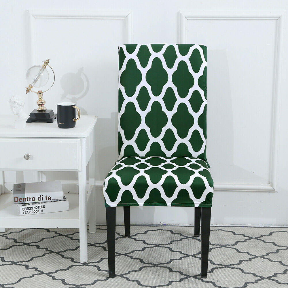 Green chair cover