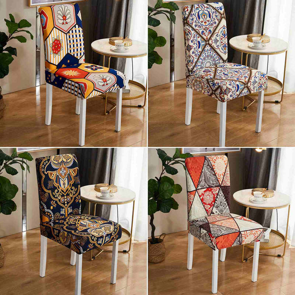 Boho printed chair covers