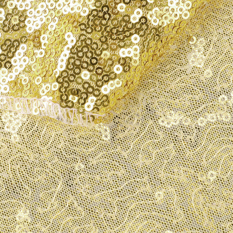 Champagne Sequin Wedding Backdrop Curtain Detail