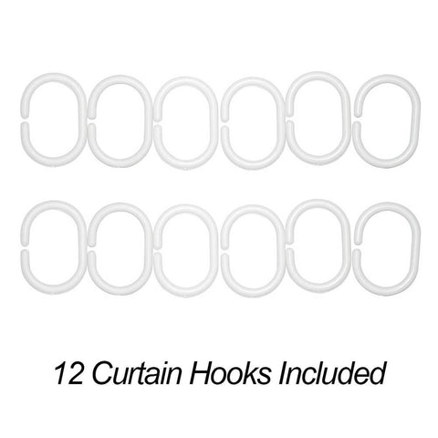 12 curtain hooks