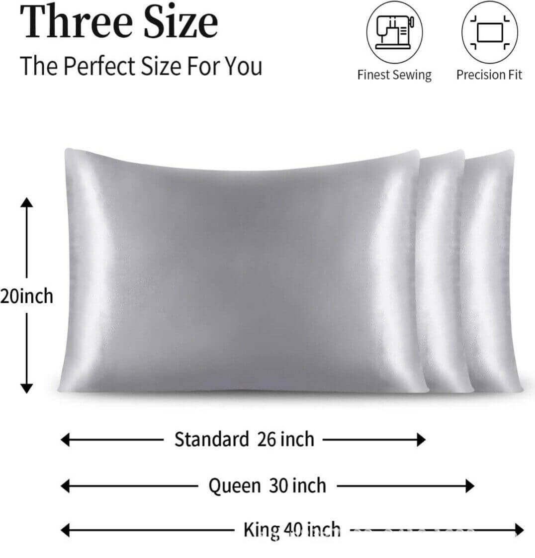 Three size silk sleeping pillowcase