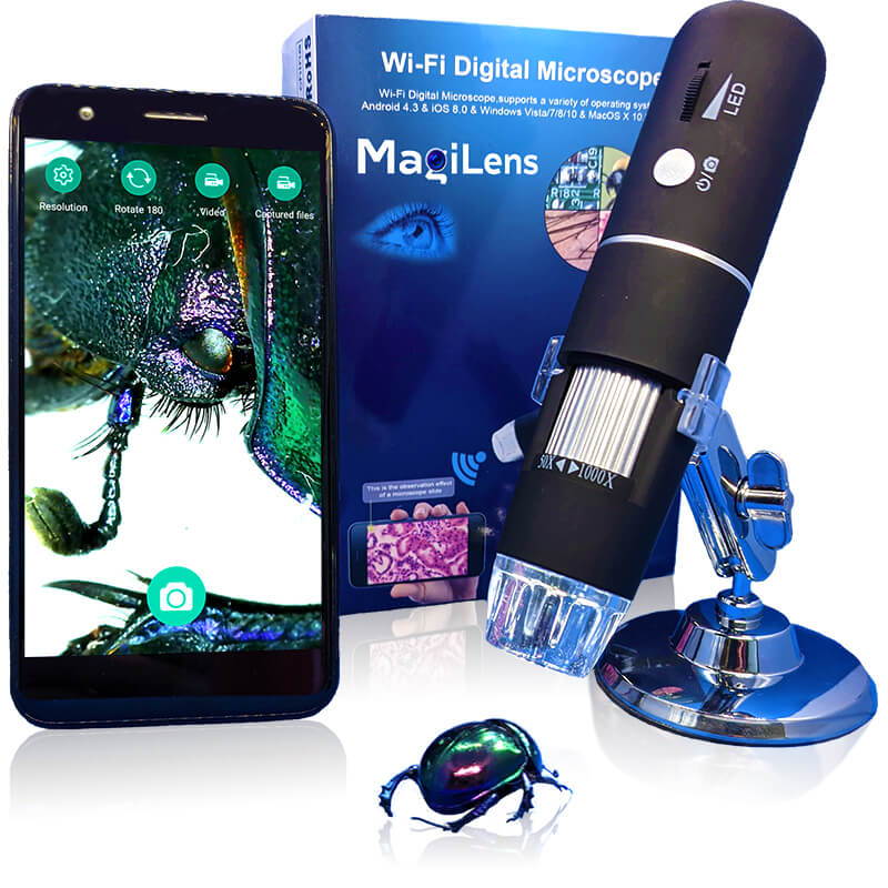 Digital Wireless Microscope for Smartphone