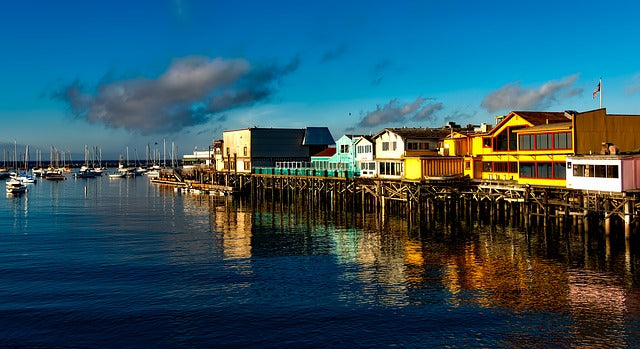 SUP place in Monterey Wharf California