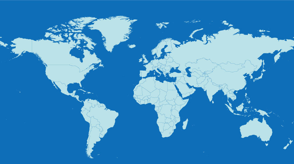 世界地図ポスター印刷 スタンダード（全体）
