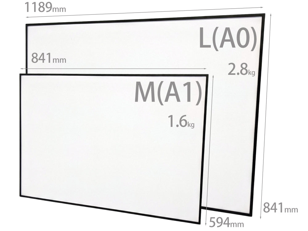 ポスターフレームのサイズ