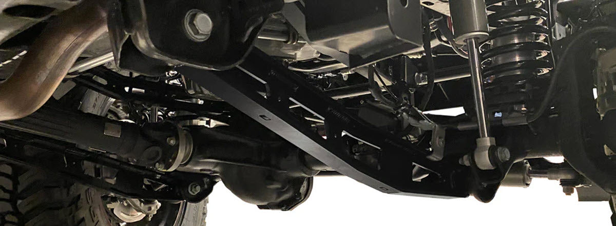 Jeep Gladiator with ELev8 Black H-Beam Front Upper and Lower Control Arms