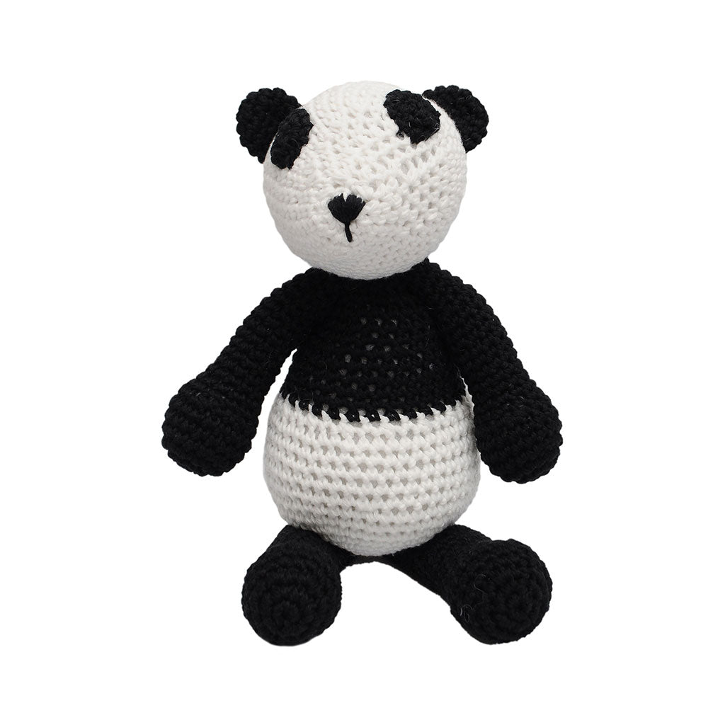 black panda toy