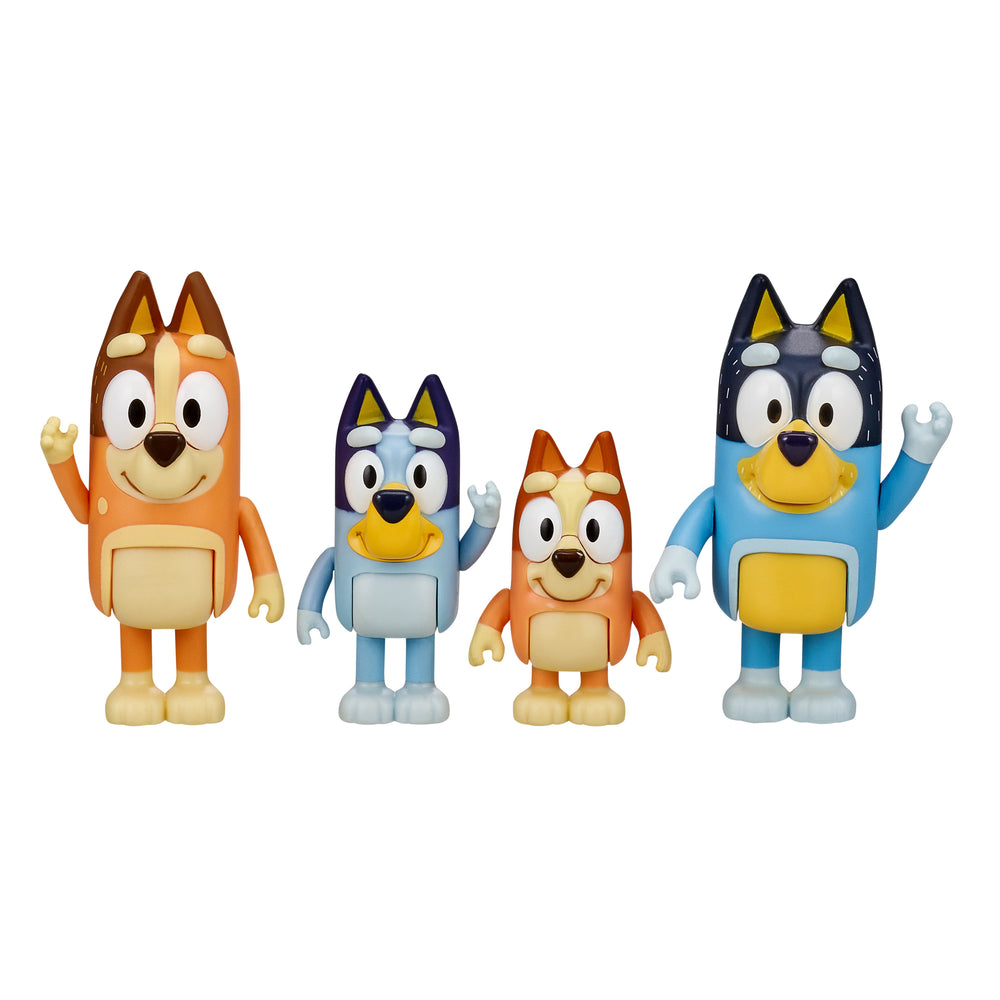 Bluey Family 4 Pack Figures