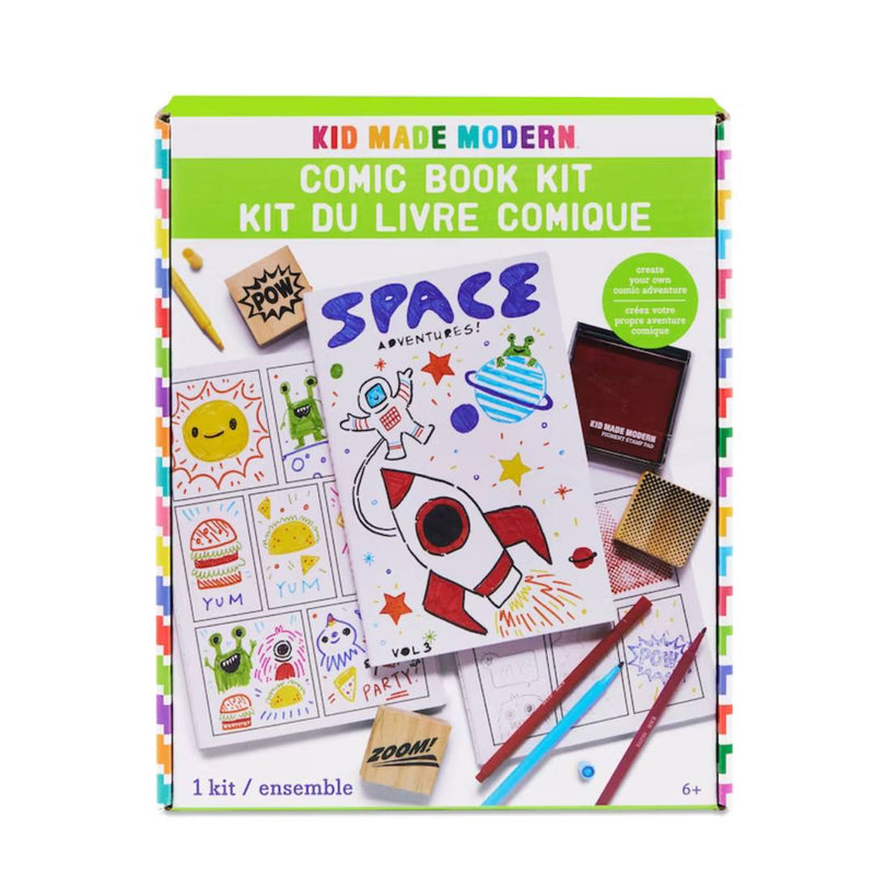 Kid Made Modern Comic Book Kit - Kids Arts and Crafts Toys, Storytelling  For Kids