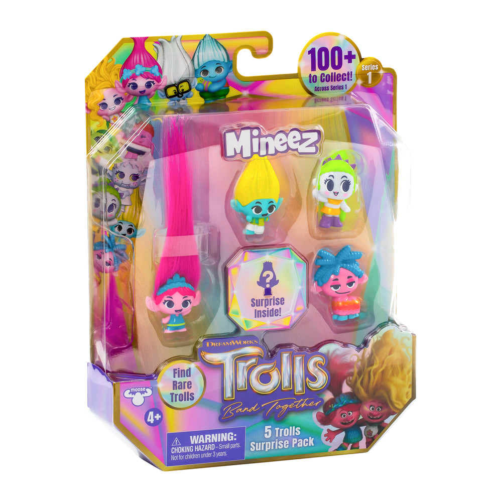 Dreamworks Trolls 3 Band Together Mineez 5-Pack