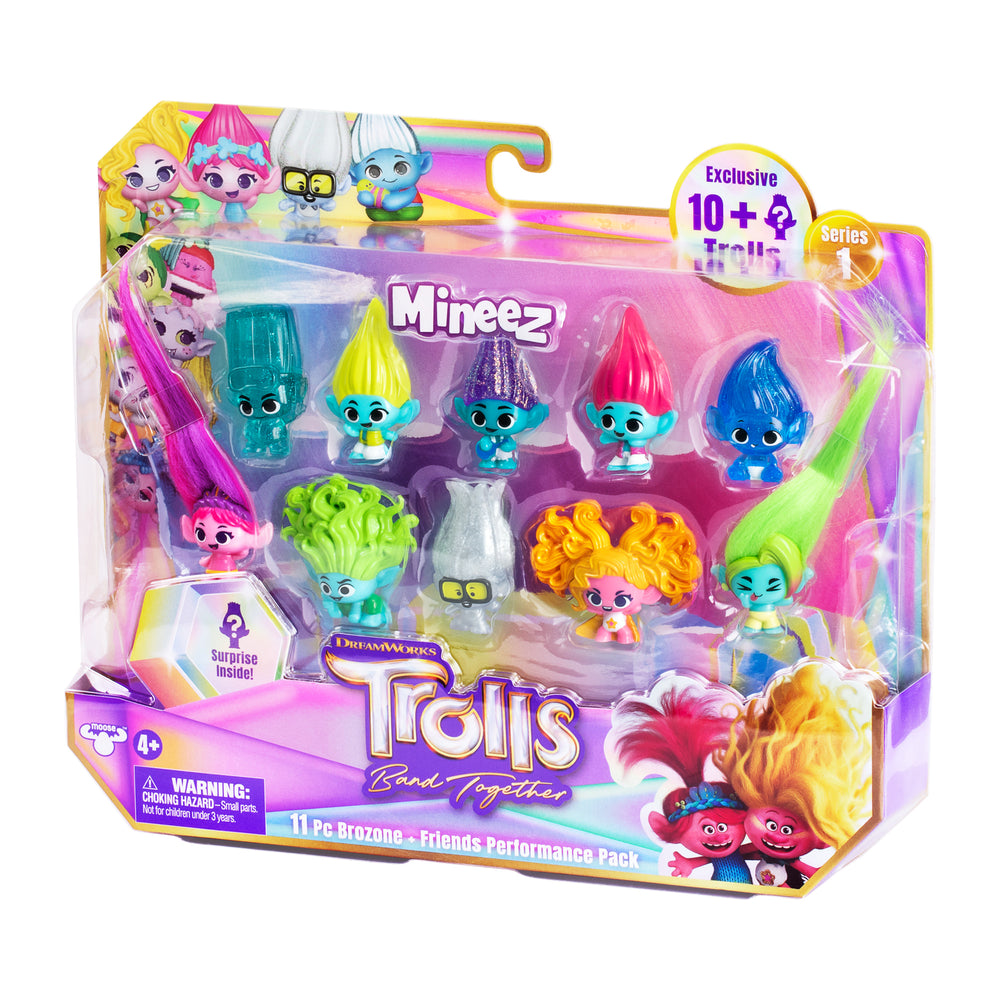 Trolls Band Together Mineez Rhonda Play & Display Case Playset