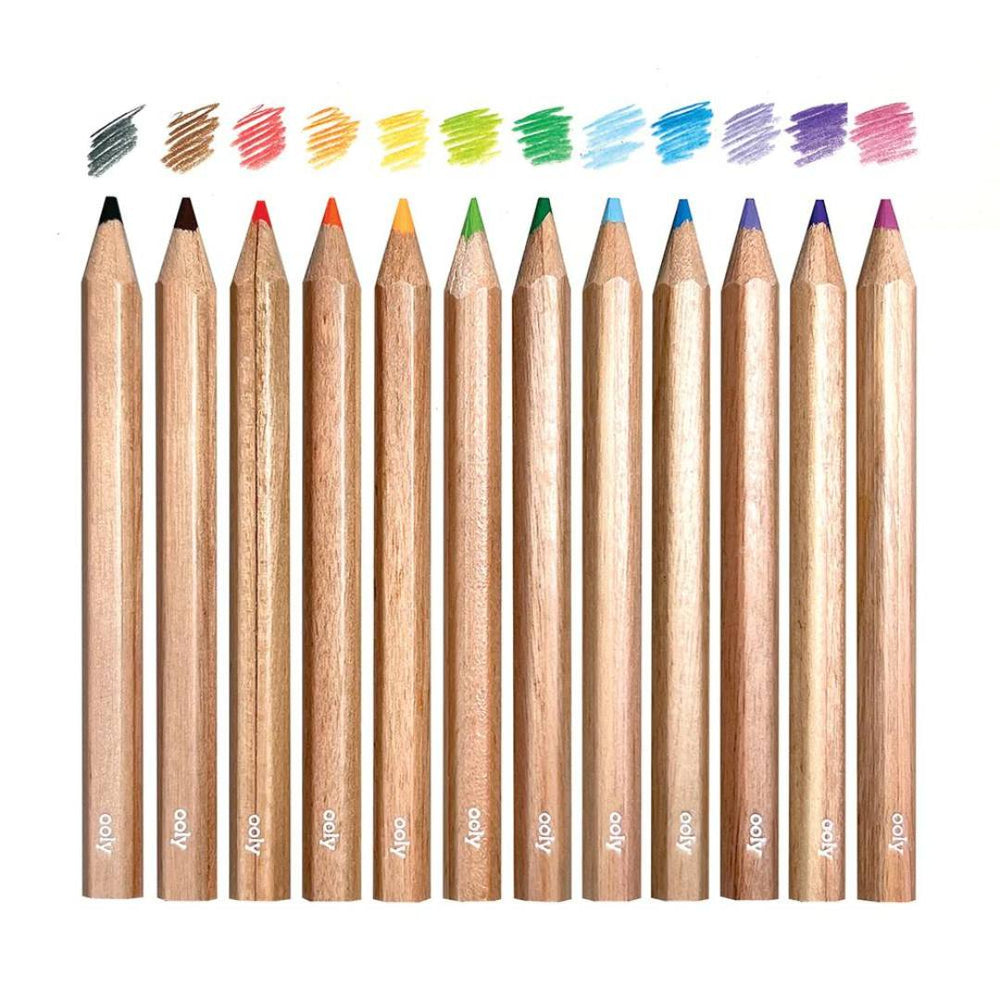 Ooly Draw 'n Doodle Mini Colored Pencil Set Blue