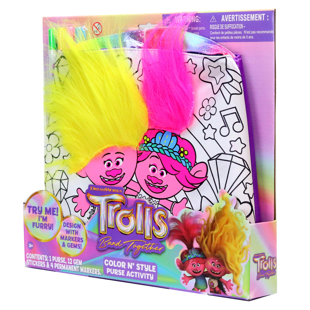 Color and style this super cute Trolls Band Together Poppy Viva Purse -  YouTube
