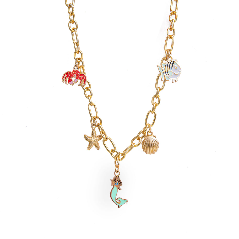 CAMP Little Mermaid Character Charm Necklace