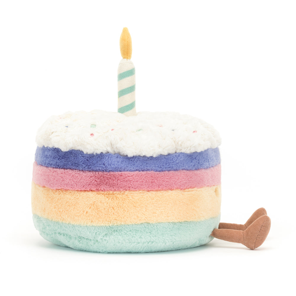 JellyCat Amuseable Rainbow Birthday Cake | Camp