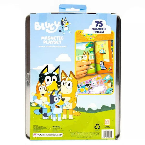 Bluey Magnetic Tin Playset