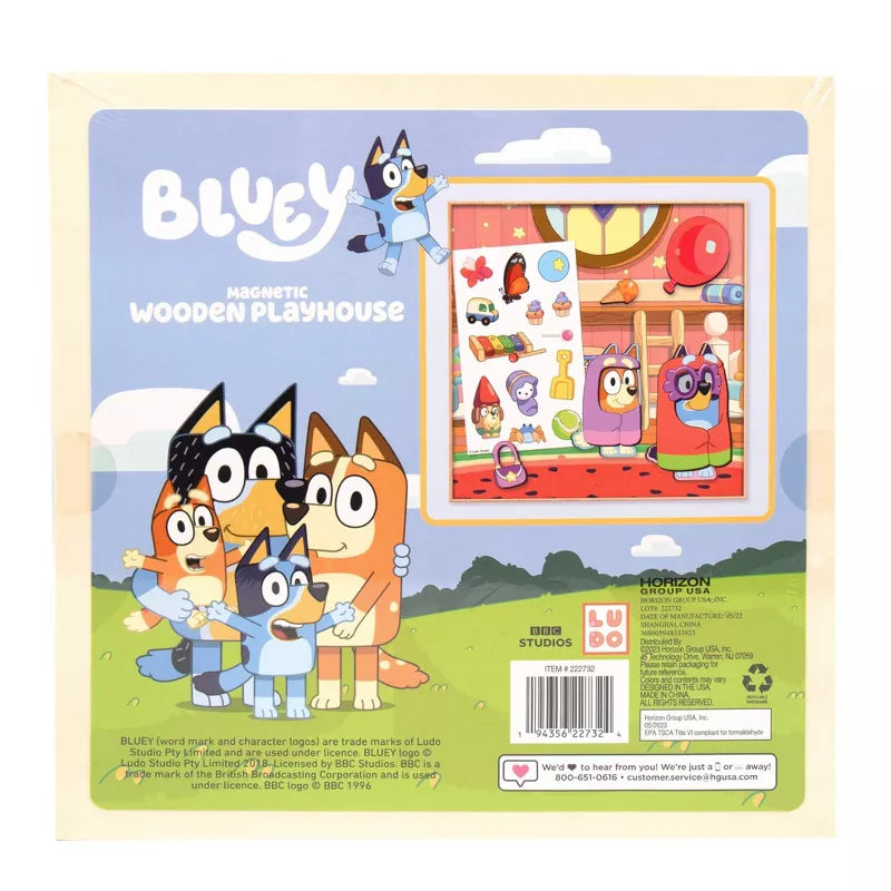 Bluey Magnetic Wooden Playhouse