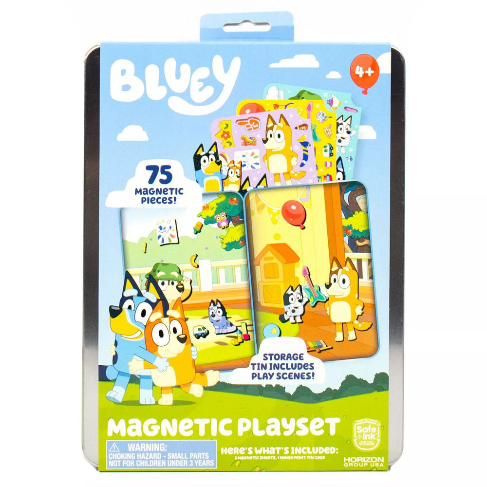 Bluey Magnetic Tin Playset