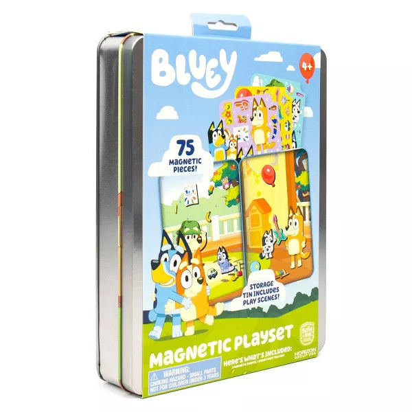 Bluey Magnetic Tin Playset