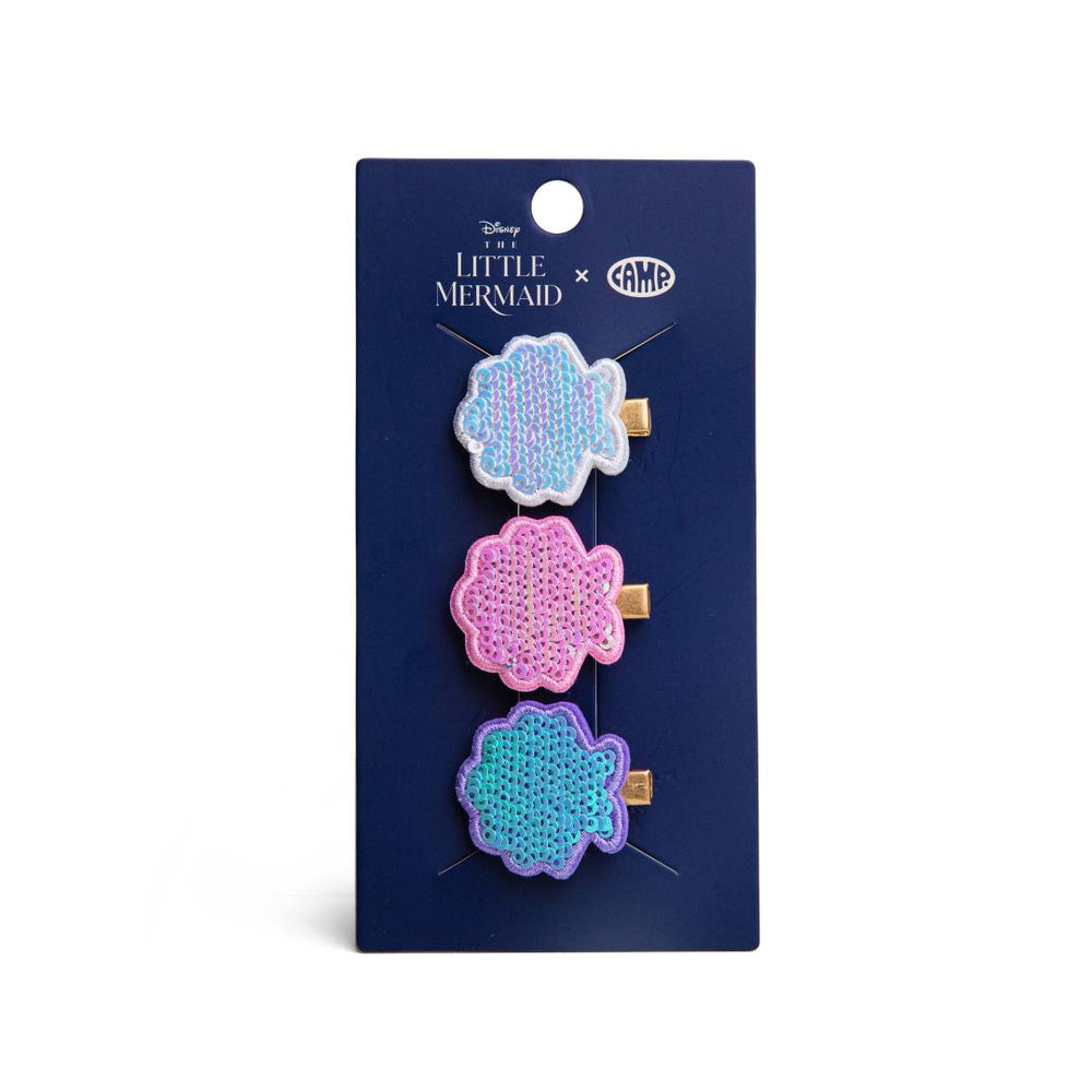 Disney The Little Mermaid x CAMP Shimmer Shell Clips