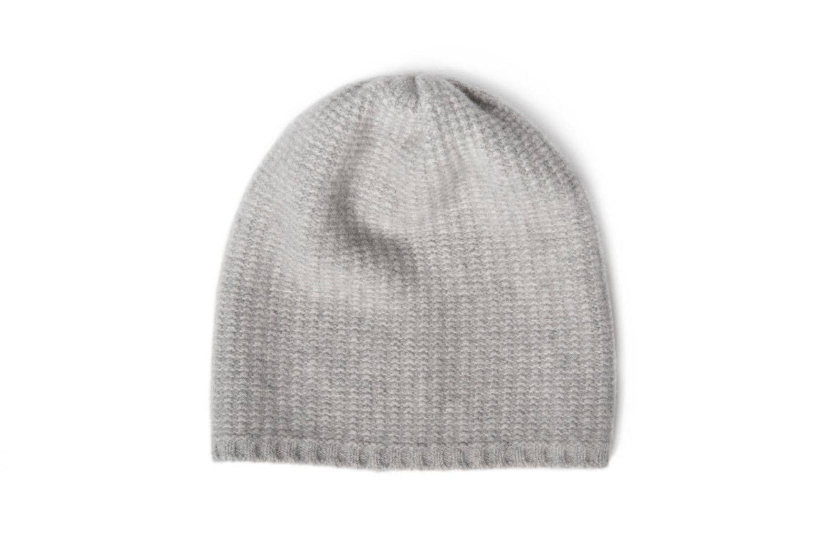 Portolano - Cashmere Slouchy Hat Light Heather - Grey