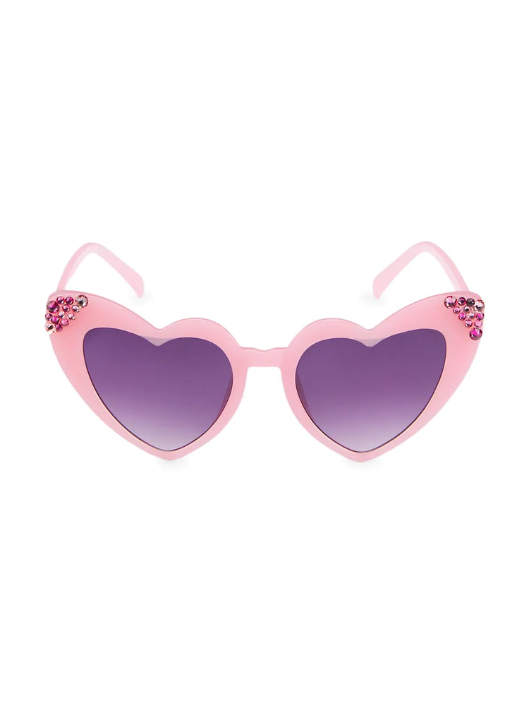 Bari S21 Pink Heart Cry Sunglass